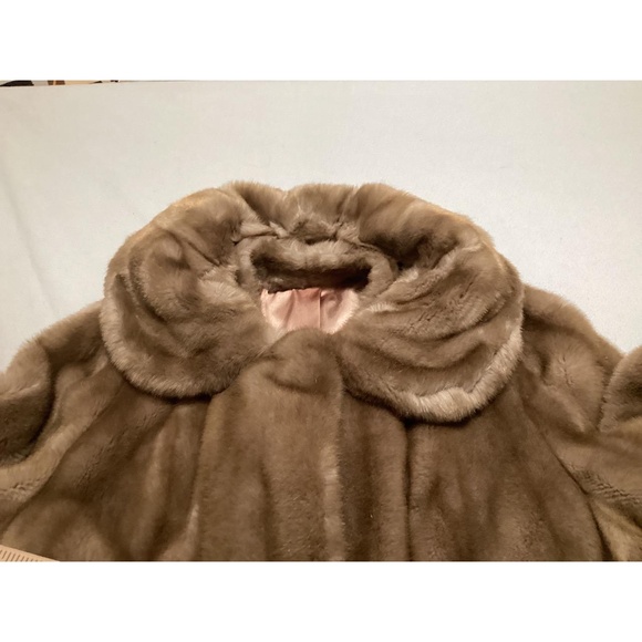 Vintage Tissavel France faux fur coat excellent condition very soft size 14 - Picture 6 of 16